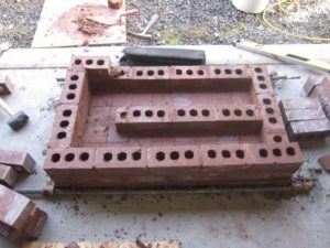 5" wide x 6" high, for total cross sectional surface area (CSA) of 30 sq. in.
